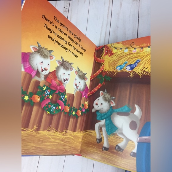 3 Little Hippo Childrens Padded Board Books Santa Christmas Farm Twinkle Twinkle - Picture 4 of 7